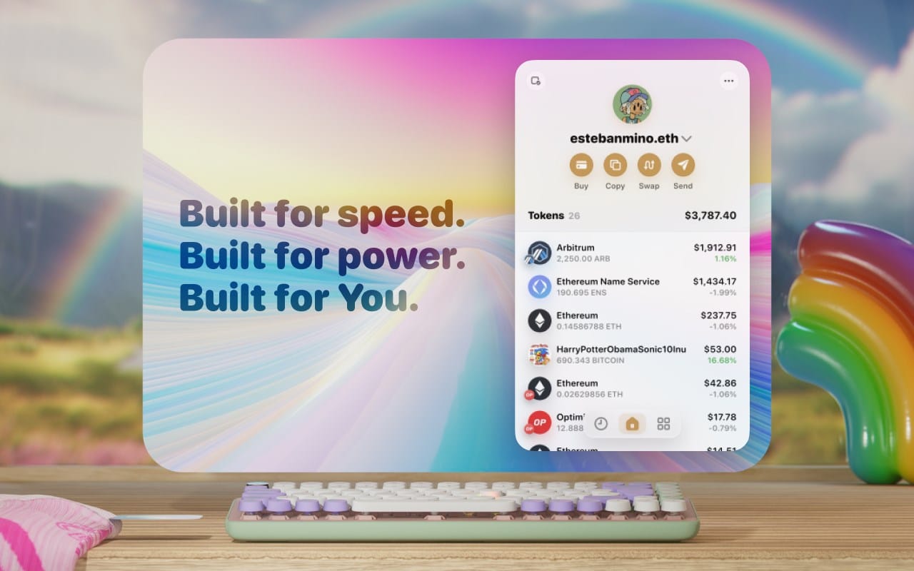 Rainbow Wallet: یه کیف پول رنگارنگ و باحال برای دنیای کریپتو!